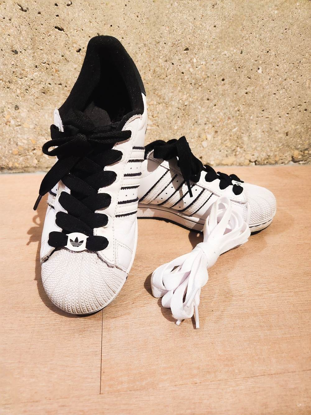 Men Adidas Superstar - White & Black